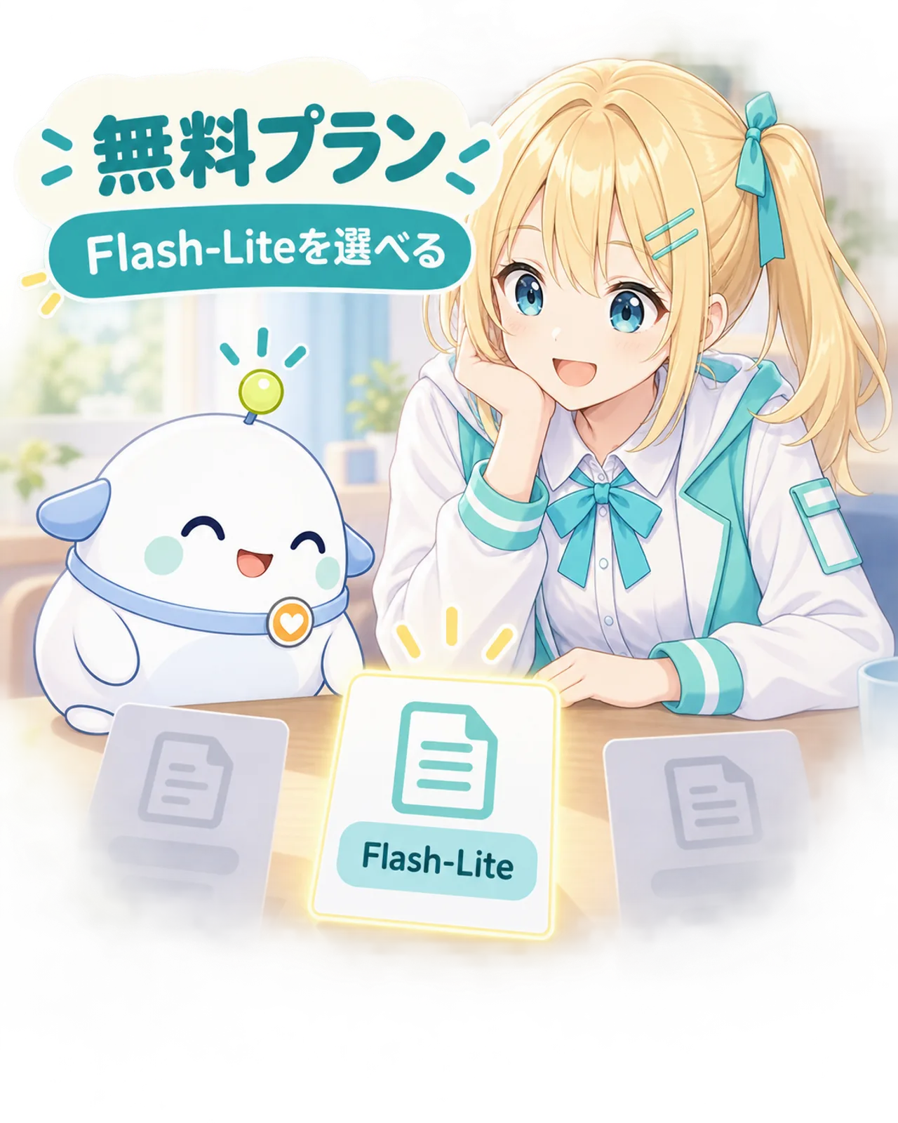 無料プランでFlash-Liteを選べることを示す図